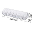 Caixas Organizadoras de Geladeira Caixa de Armazenamento de Alimentos de Geladeira Empilhável com Alça Ferramenta Organizadora de Freezer de Despensa de Plástico Transparente