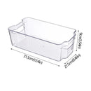 Caixas Organizadoras de Geladeira Caixa de Armazenamento de Alimentos de Geladeira Empilhável com Alça Ferramenta Organizadora de Freezer de Despensa de Plástico Transparente